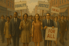 Diverse group marching for equality